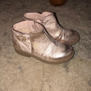 Girls size 11 Cat and Jack Glitter Booties